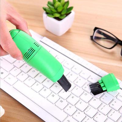 Creative USB Mini Handheld Vacuum Cleaner for Keyboard and Laptop with Cleaning Brush