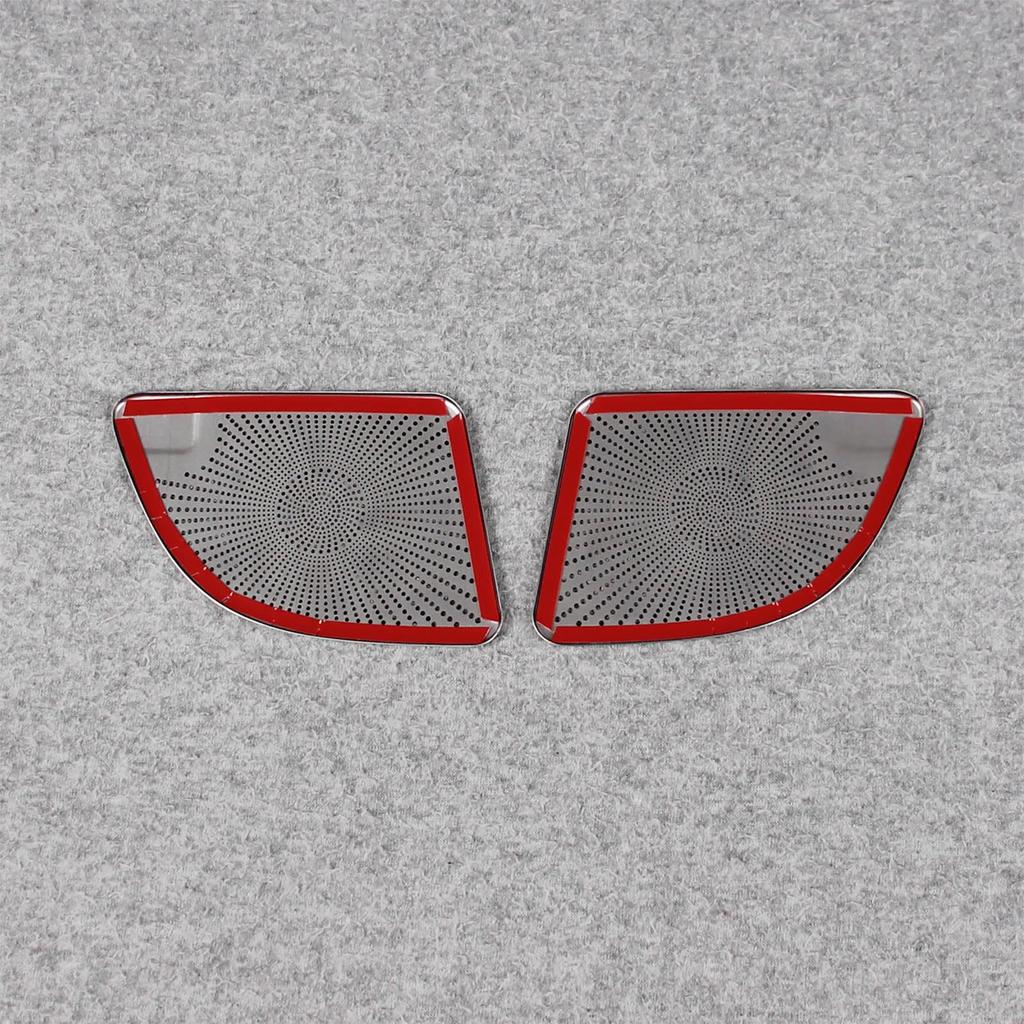 RUIQ Toyota Alphard Vellfire 40 Series Interior Stainless Steel Center Door Speaker Ring Garnish