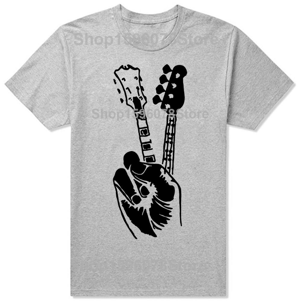 Funny Electric Bass Guitar T Shirts Graphic Cotton Streetwear Short Sleeve Music Hip Hop Rock Tshirt Musician Guitarist