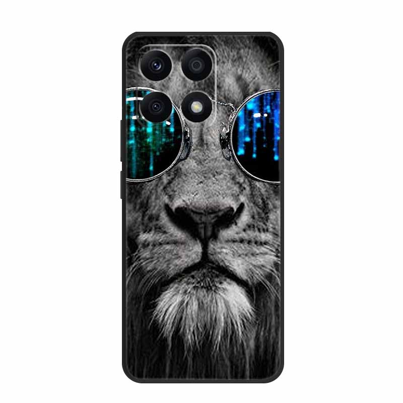 Für Xiaomi 14T Pro Hülle 14 T Pro Handyhülle Löwe Wolf Schwarz Silikon Weiche Rückseite Hüllen Für Xiaomi 14T Pro Hülle 14TPro Funda