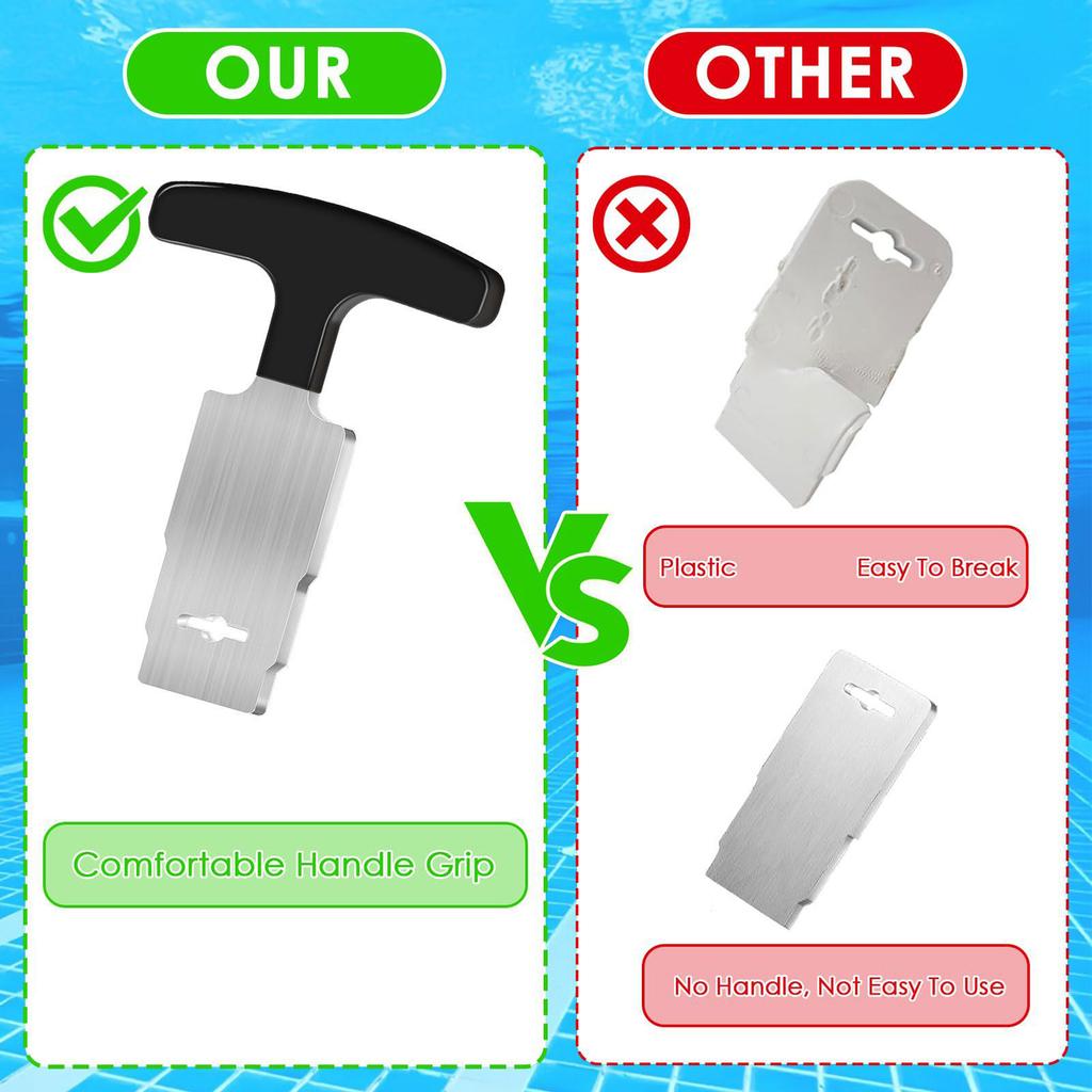 High Durability Efficient Ergonomic Pool Drain Plug Removal Tool with Comfortable Grip for Efficient Nozzle Maintenance