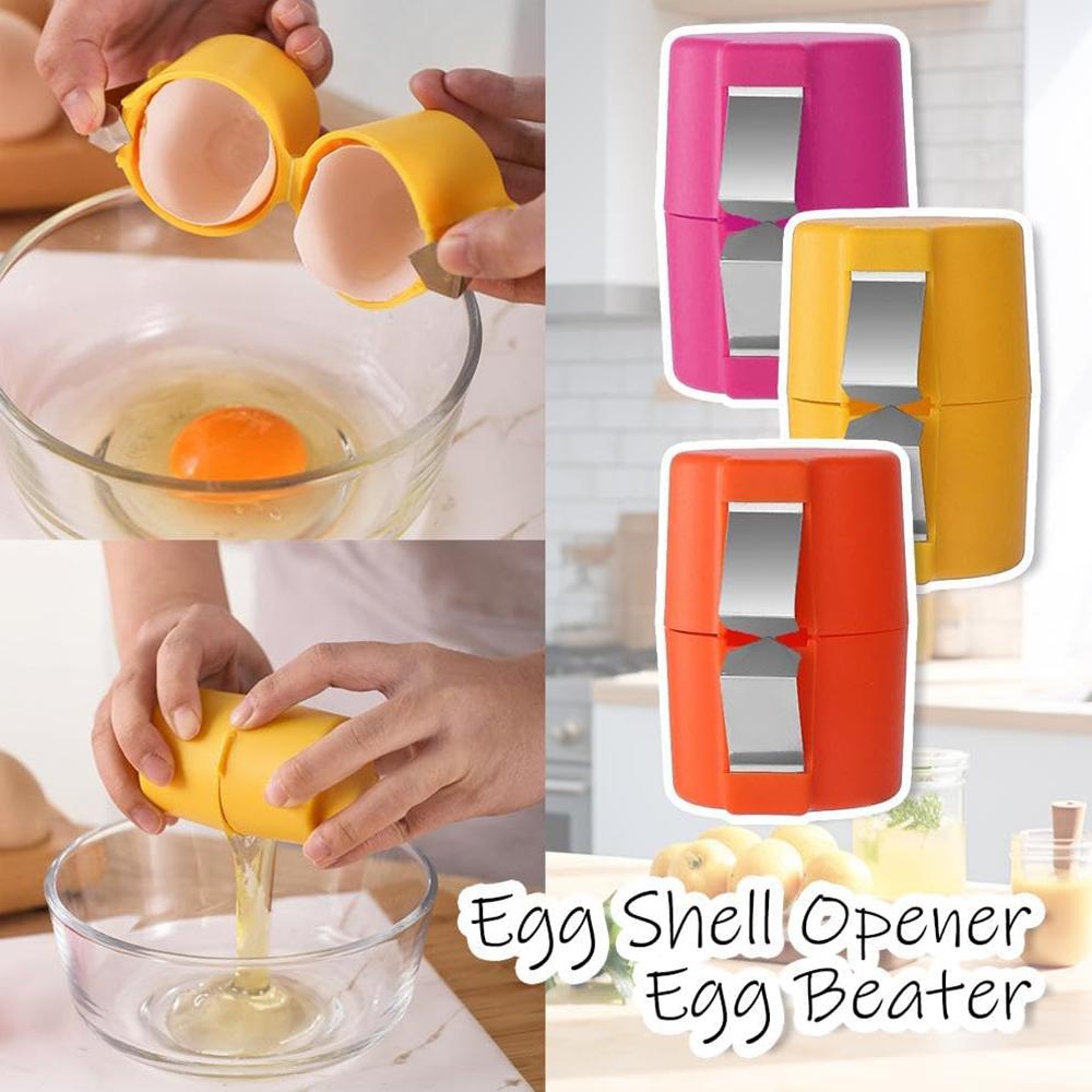 1Pcs Handheld Egg Cracker for Raw Eggs Breaker Egg Shell Cutter Kitchen Gadgets
