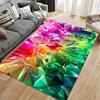 Abstract Colorful Geometric Carpet Suitable As a Non-slip Mat for the Living Room or Bedroom Sofa