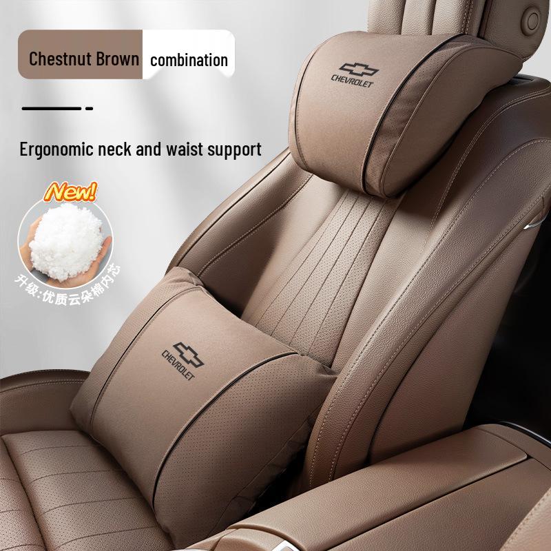 Chevrolet Headrest & Lumbar Support Cushion for Cavalier, Cruze, Equinox, Malibu XL.