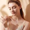 FANCIME Diamond Necklace for Women in 14K White Gold with Tanzanite December Diamond Pendant and Silver Perfect for and Gift Wrapping Droplet,