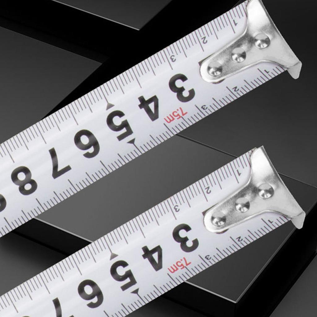 3/5/7.5/10m Tape Measure Metric Ruler Portable Self Locking Measuring Tape with Back Clip Professional Measurement Tape