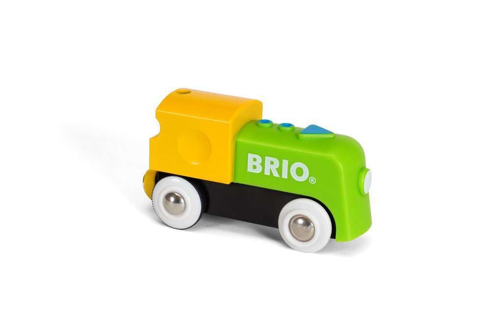Brio My First Power Locomotive for Ages 18 Months and Wooden Toy Gift 33705, Up. [Toy, Locomotive, Car, (Birthday/Christmas)]