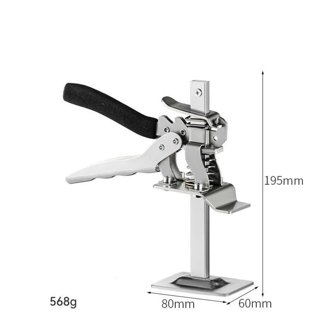 Stainless Steel Cabinet Board Lifter Portable Labor-Saving Tile Height Adjuster Arm Jack Door Panel Drywall Lifting