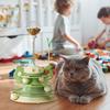 Cat Toy Ball Track 3-Level Roller Tower With Teaser Cat Toy Roller For Kitchen Apartment Relaxation Zone Entryway Home Living