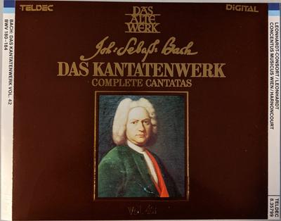 CD JOHANN SEBASTIAN BACH - Complete Cantatas Vol. 42 2427382 Teldec 1988 Germany Classical Used