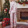 European & American Women's Casual Long Sleeve Pajama Set - Christmas Autumn/Winter Collection