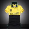 Nuova T-shirt da uomo a maniche corte Rl Racing Misto cotone Comodo Design classico