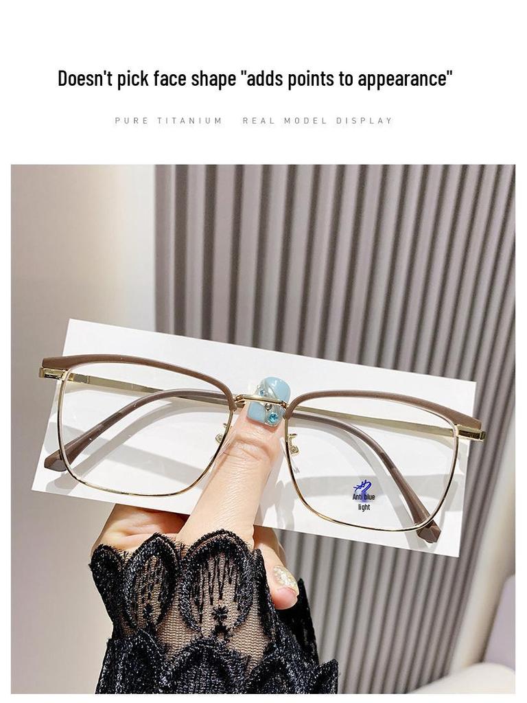 Photochromic Anti-Blue Light Prescription-Ready Eyebrow Line Glasses - Unisex, Ultra-Light, Stylish Optical Frames