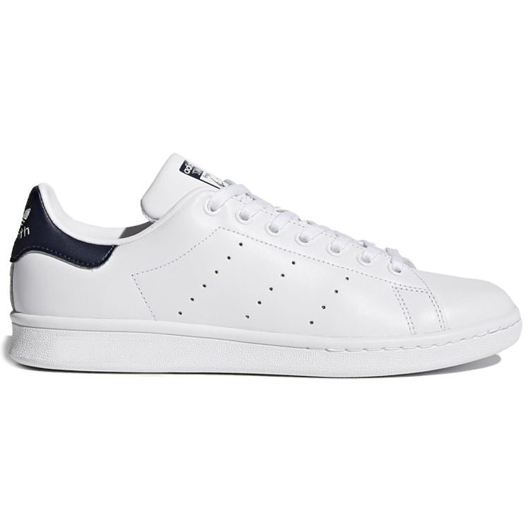 adidas Stan Smith Core White Unisex Sneakers Running-Bianco Nuovo-Blu Navy M20325