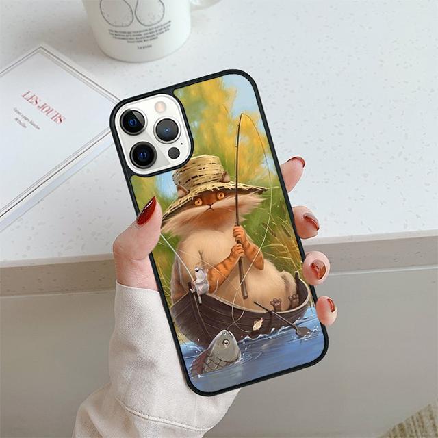 Trout Panel fish Fishing Phone Case For iPhone 13 12 Mini 14 15 16 Cover For Apple 11 Pro Max 6S 8 7 Plus SE2020 Coque