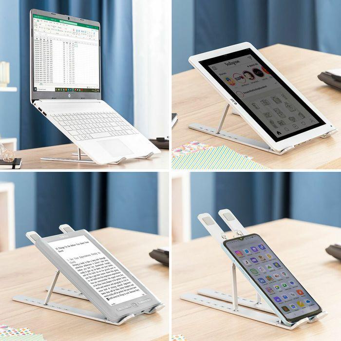 Składana i Regulowana Podstawka pod Laptop Flastan InnovaGoods