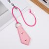 Colorful Neckband Glasses Storage Clip Leather Bag Charm Sunglasses Lanyard  for Travel