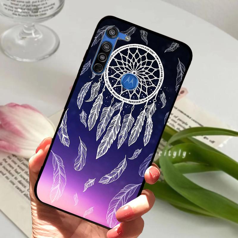 For Motorola Moto G8 Plus Case Black Silicone Cover Case for MOTO G8 Play G 8 Power Lite Fashion TPU Protective Back Cover Shell