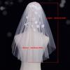 Elegant Bridal Veil Bachelorette Party Decorations Bride To Be Gift Bridal Shower Wedding Single Layer with Rhinestones