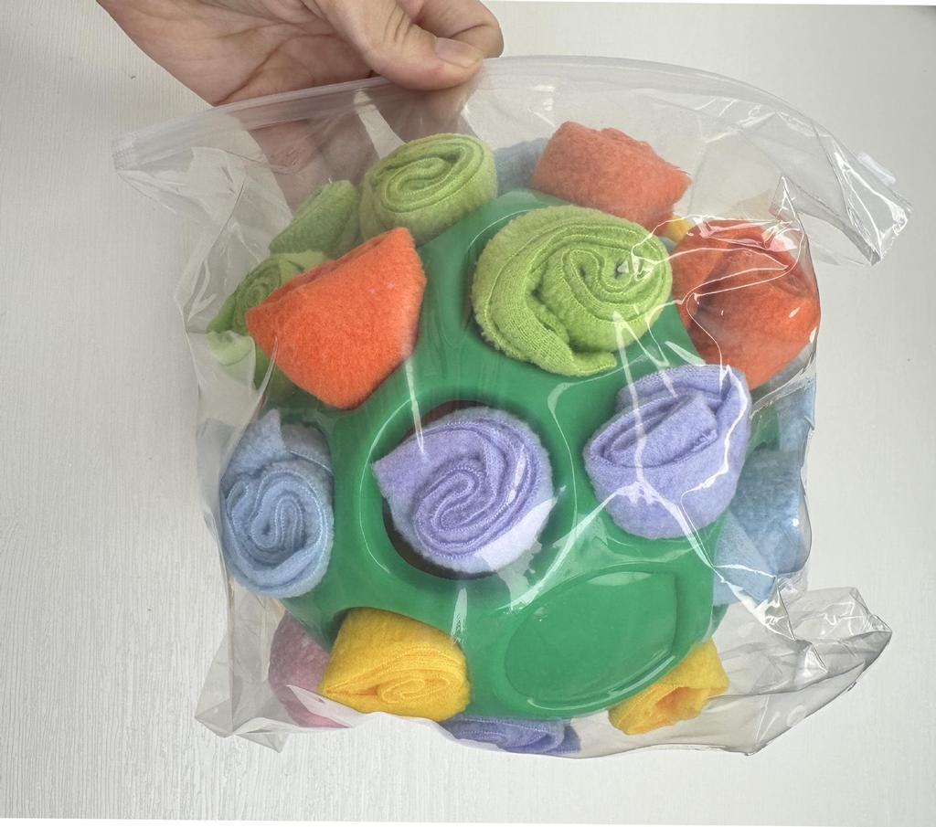 Enhanced Bite-Resistant Pet Snuffle Ball Puzzle Toy