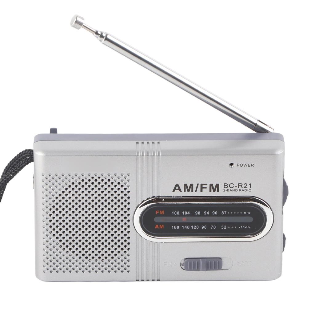 Universal Portable AMFM Mini Radio Stereo Speakers Receiver Music Player