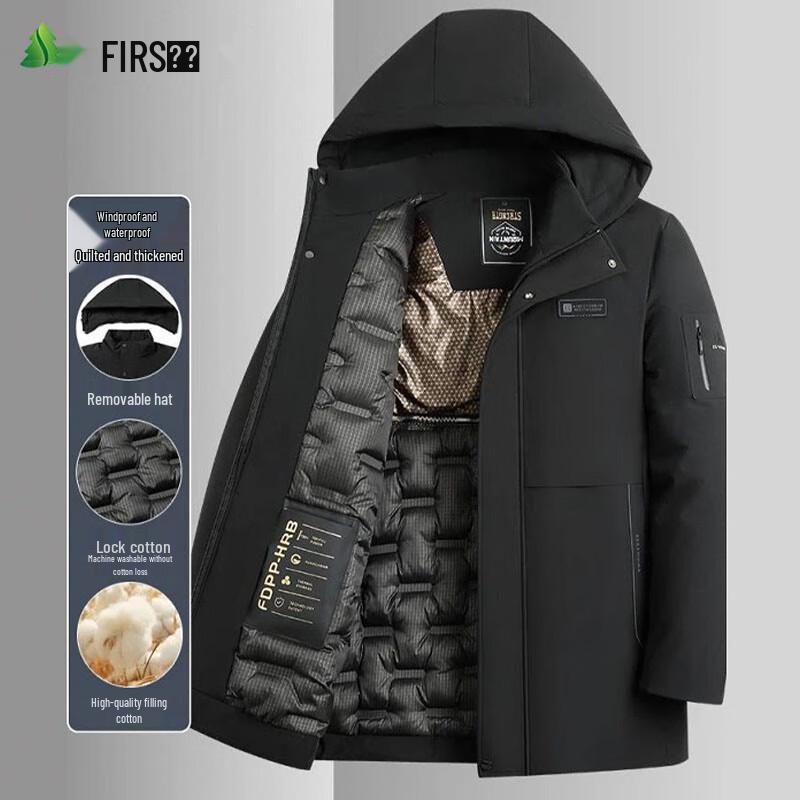 

FIRS Men s Winter Hooded Padded Jacket 5XL