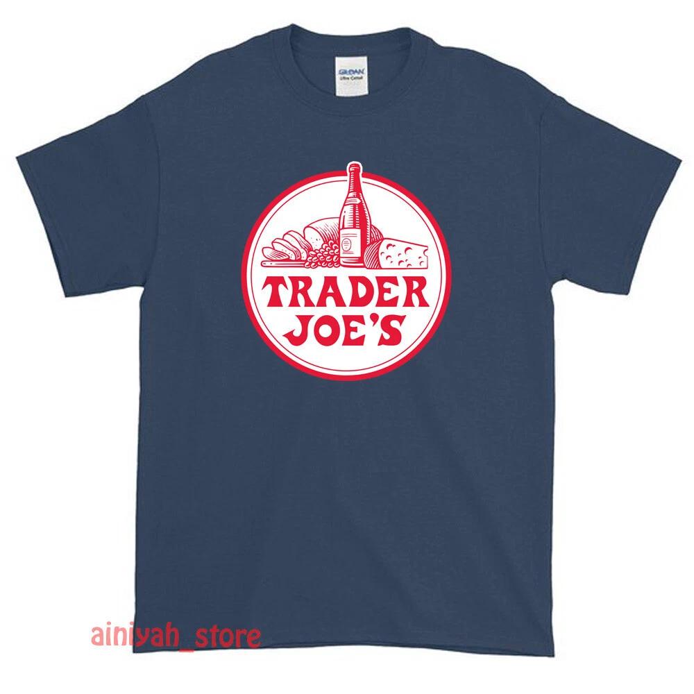

Новый логотип магазинов Trader Joe’s Мужская смешная футболка Размер США S-XXL L