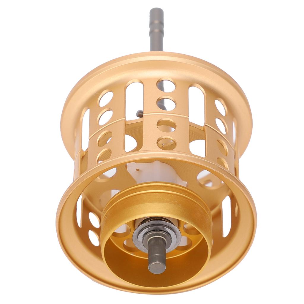 Vollmetall LowProfile Rollenumbau Rockspule Angelschnurrad Zubehör(golden )