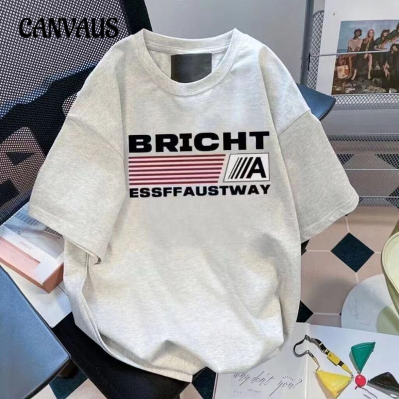 

Женский летний свободный повседневный принт, новый универсальный топ с короткими рукавами 3XL серый/белый