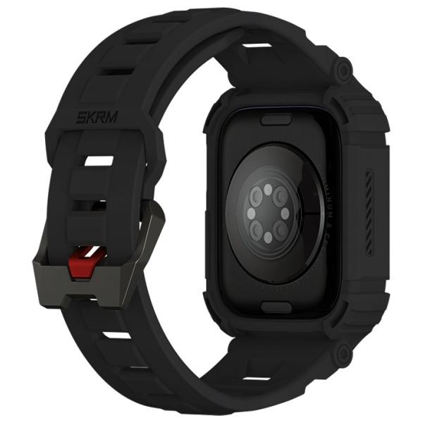 Hülle für Apple Watch 45mm Skinarma Mecha Schwarz