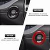 For -2025 Jeep Compass ABS Red Interior One-Button Start Switch Cover Trim