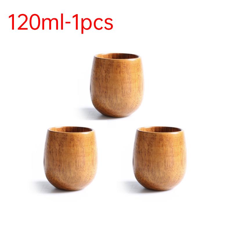 100 ml Dřevěný šálek s velkým břichem Kreativní vzor Dřevěné masivní dřevěné ručně vyřezávané šálky na čaj proti opaření Jednoduché voňavé originální nádobí