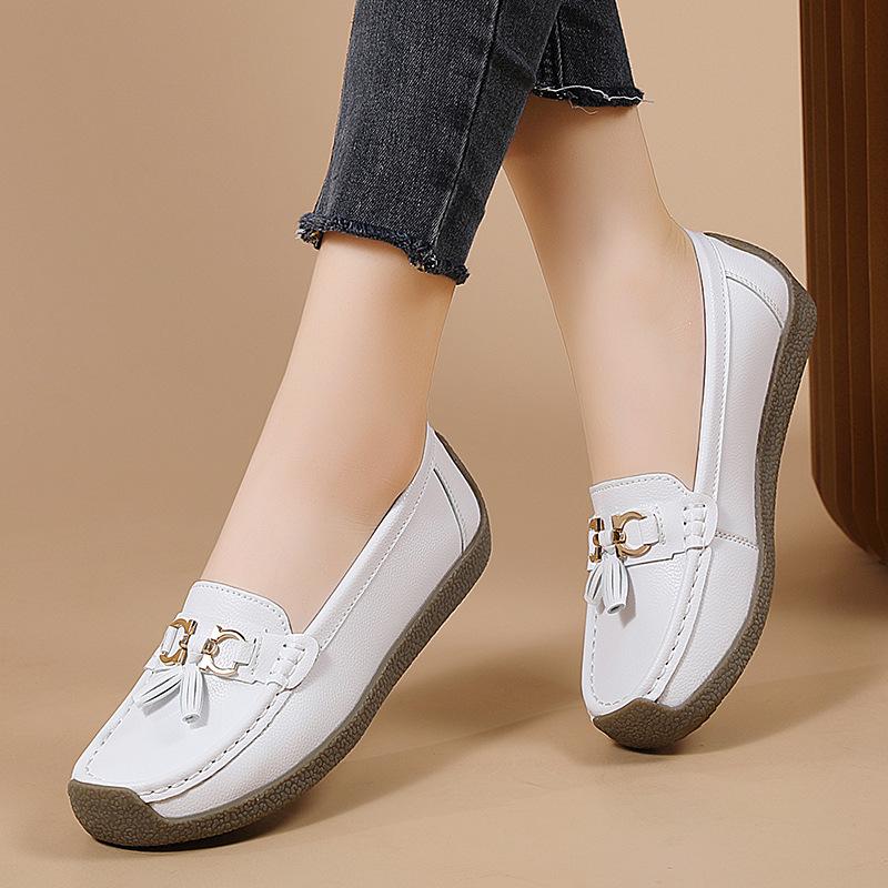 Women's Low-Cut Slip-On Non-Slip Shoes - Soft Sole, Comfortable Fit, Suitable for Spring and Autumn
