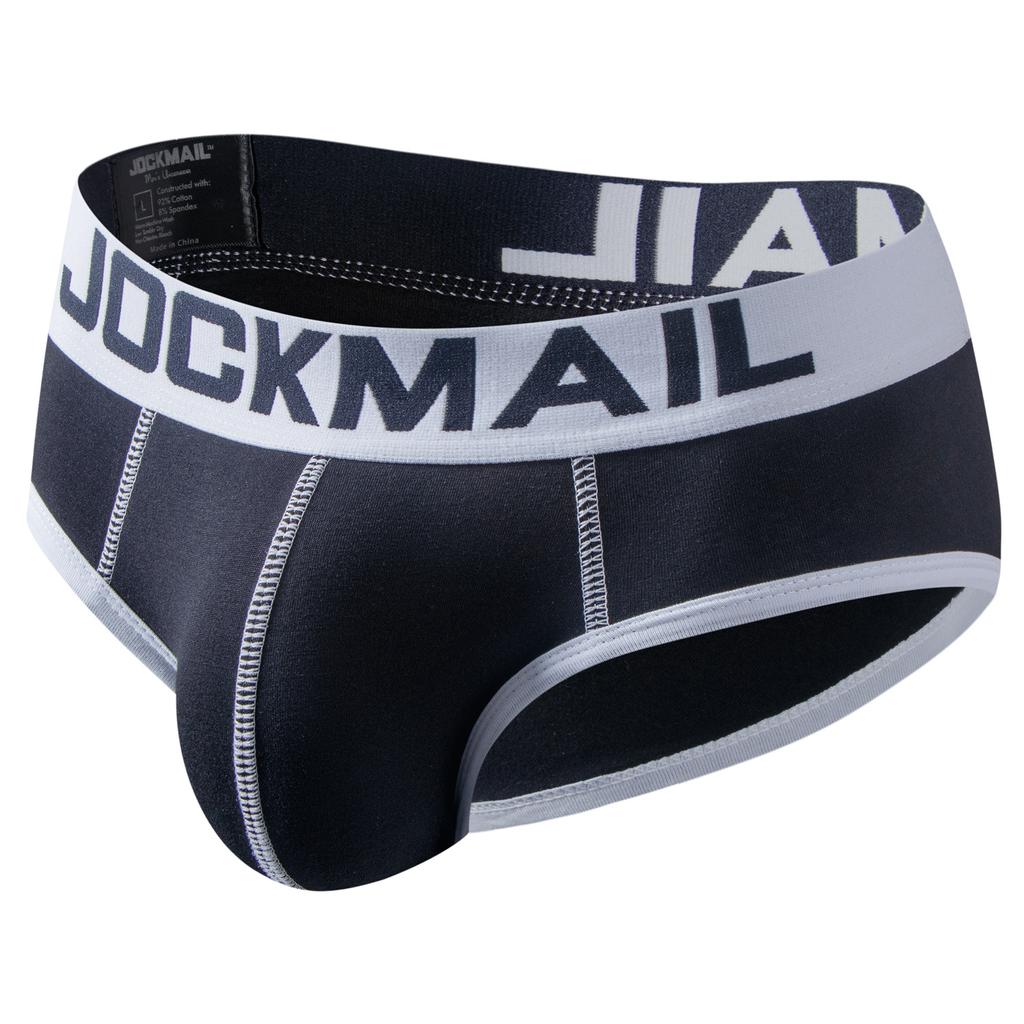 Slips JOCKMAIL Baumwolle Weich Bequem Atmungsaktiv Sport Alltag Casual Herren Unterwäsche 9 Farben Mode Unterhosen