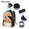 Luffy Salute Manga Backpack Ones Pieces Women Polyester Camping Backpacks Print Casual High School Bags Rucksack