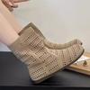 Fashion Women Flats Shoes Ankle Designer Sandals New Summer Woman Sport Shoes 2025 Fashion Cool Boots Dress Breathable Zapatos De Mujer