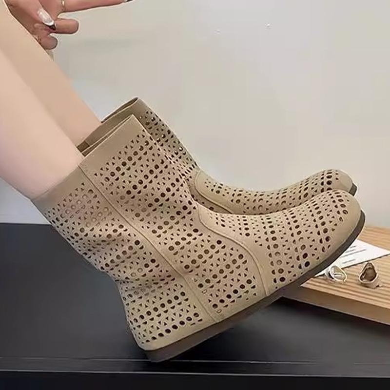 Fashion Women Flats Shoes Ankle Designer Sandals New Summer Woman Sport Shoes 2025 Fashion Cool Boots Dress Breathable Zapatos De Mujer