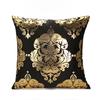 European Hot Stamping Pillow Nordic Light Luxury Sofa Pillow Bedside Pillow Car Cushion Short Plush Pillow Cover