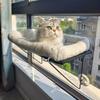 Window Mounted Cat Perch Cute Soft Cat Bed Window Shelf Hammock Window