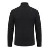 Men's Fleece-Lined Cardigan: Thick Knit Zipper Sweater with Stand-Up Collar for Autumn/Winter 2023