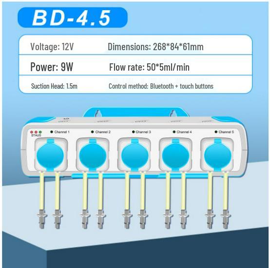 Smart Jebo Four-Head Silent Dosing Pump with Mobile Control - wfDOSER2.4 Compatible