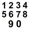 Modern Floating Houses Number Metal Houses Number Rusts Proof Home Address Number/Plaques Metal Mailbox Number Set