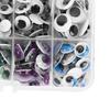 420pcs Plastic Box Included Wiggle Eyes Multi Purpose DIY Wiggle Eyes Wiggle Googly Eyes  DIY