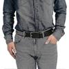 Stijlvolle Heren Casual Riemen van Italiaans Koeienleer met Studs Voor Jeans Punk Rock Klinknagels Riem Met Gesp Voor Mannen