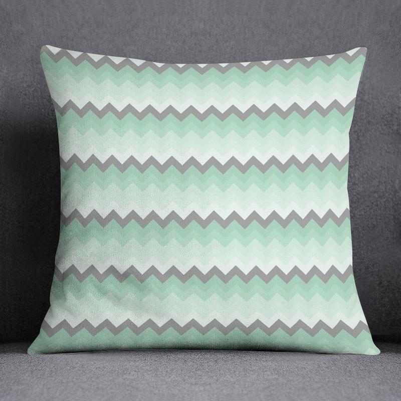 Fresh Mint Green Pillow Gift Home Office Decoration  Bedroom Sofa Car Cushion Cover Case