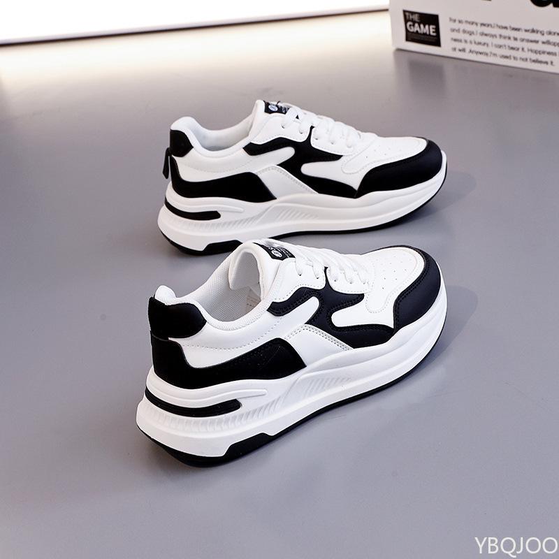Fashion Women's Fashionable Versatile Spring Autumn Flat Thick Shoes Spring New Casual Comfortable Sports Shoes Breathable Sneakers