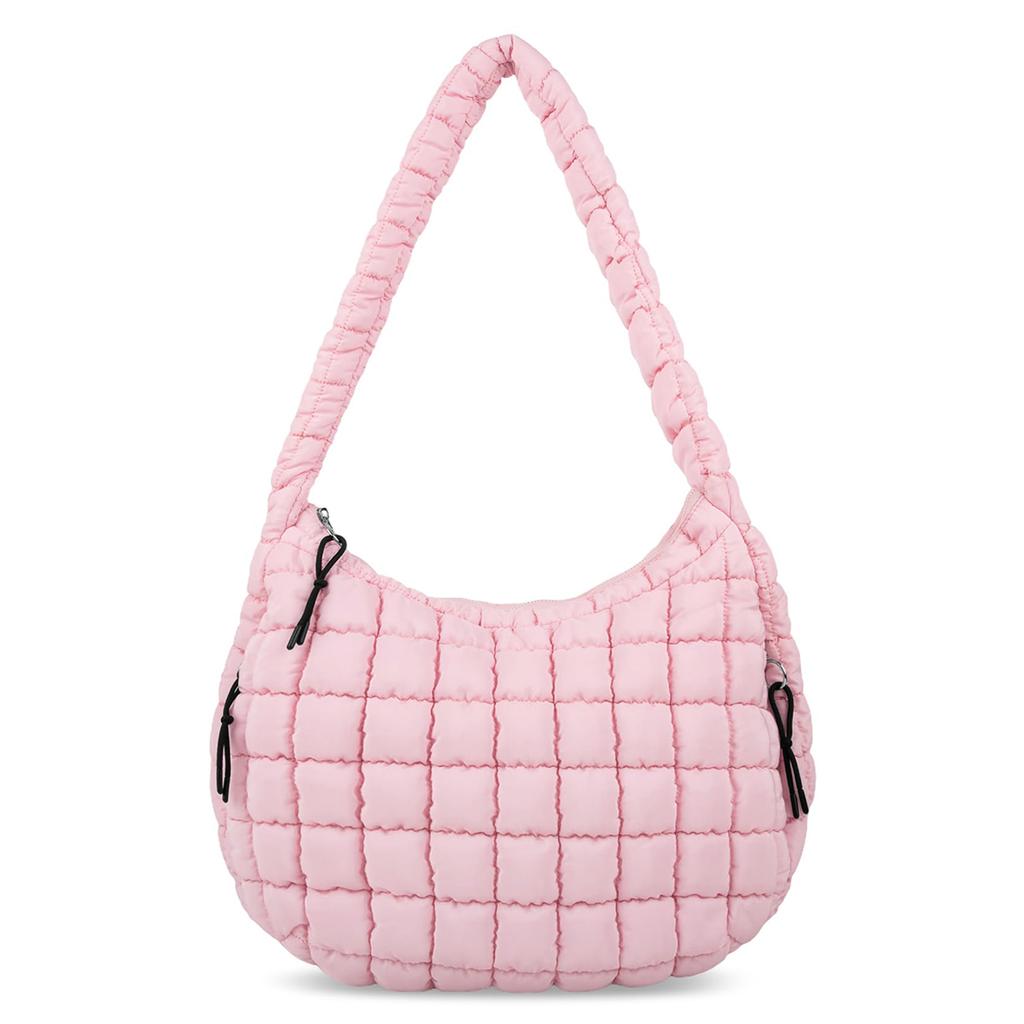 Wrinkled cloud bag, fashionable one shoulder hand-held dumpling bag, large capacity down cotton underarm women's bag.zwq