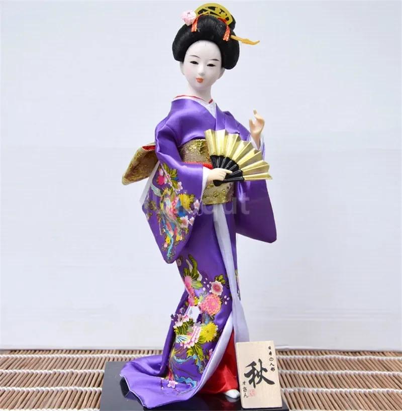Geisha Japanese Kimono Doll Puppet Seafood Sushi Shop Restaurant Decorate Tool Cute Toy Embellishment Ornaments Gift Crafts 1-28