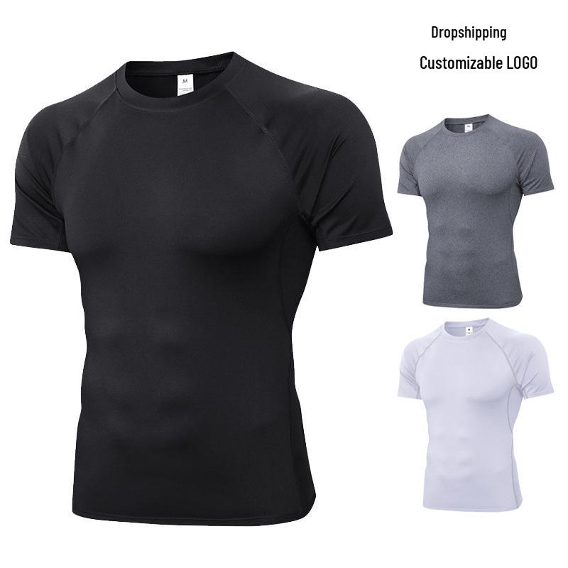Men's Quick-Dry Short-Sleeve Running & Fitness T-Shirt