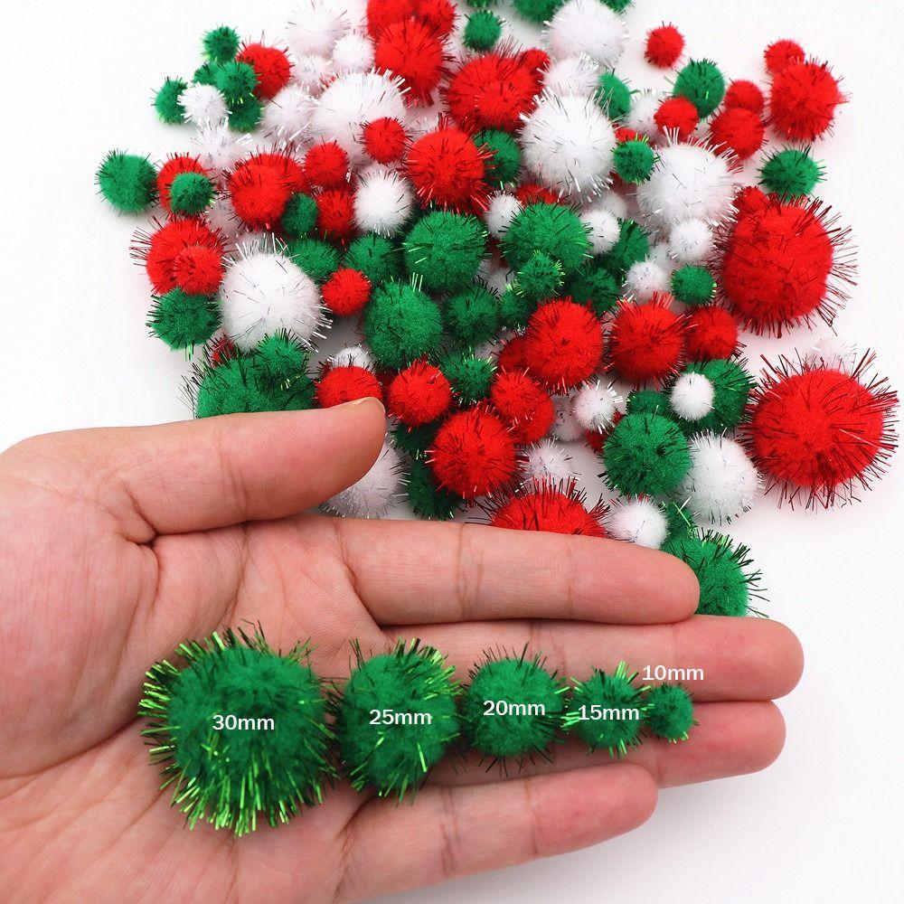 10-30mm Xmas Tree Decorative Ball Brightly Colored Christmas Craft Supplies  Christmas